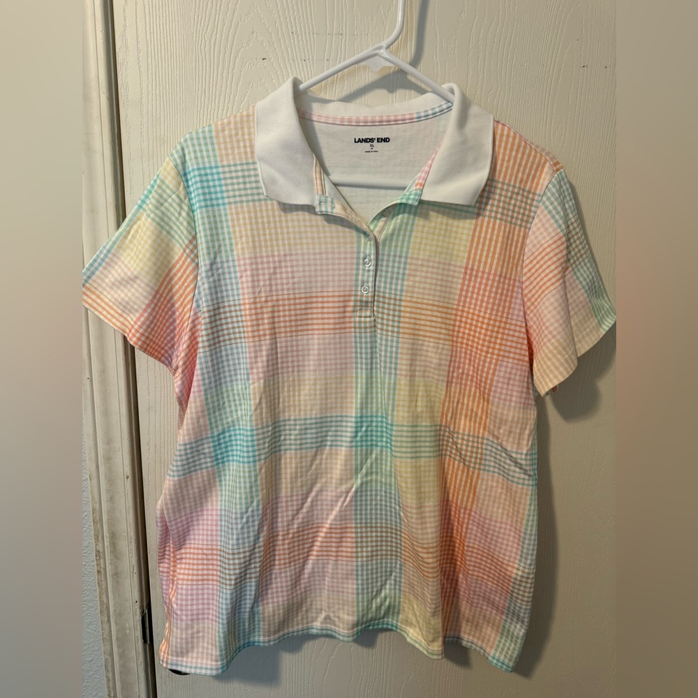 Lands’ End women’s polo size xl